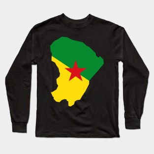 French Guiana flag Long Sleeve T-Shirt